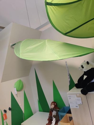 lkea Kid Bed Canopy Green