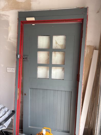 Solid Teak Door