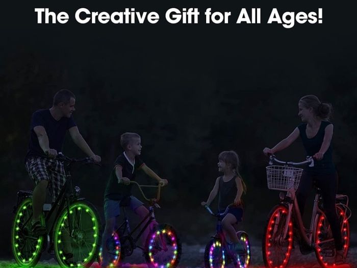 Bikes Accessories Led Wheel Lights Outdoor Toys - Boys Toys Girls Gift (FREE POSTAGE)