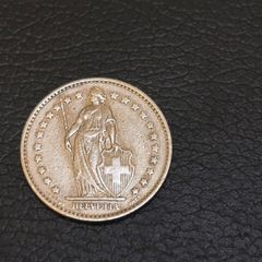 1982 One Franc Switzerland Coin Low Mintage Key Date Suisse