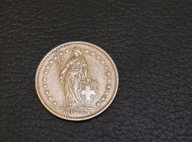 1982 One Franc Switzerland Coin Low Mintage Key Date Suisse