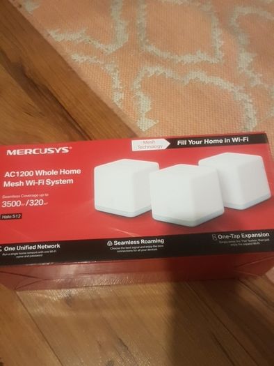 Mercusys  AC1200 whole home mesh wi -fi sistem