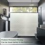 Frosted Privacy Window Film Opaque Window Covering Film UV Blocking Removable Glass Self Adhesive Static Cling for Glass Windows Home Office Bathroom (44.5x200cm) Image 3