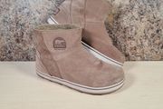 Womens Sorel Glacy Short Waterproof Ankle Boots Winter Size Uk 7 Eu 40 (AT1)