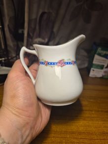 Old Porcelain Milk Jug Made in Chechoslovakia