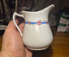 Old Porcelain Milk Jug Made in Chechoslovakia