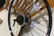 100% Brand-new Bicycle Mountain bike Rear Wheel, Back Wheel 27.5" Quick Release Disc Brake Wheel 7 Speed Freewheel Shimano cassette