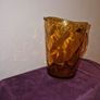 Vintage Large Amber Glass Jug Image 3