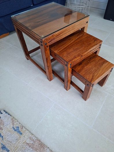 Walnut Nest of Tables