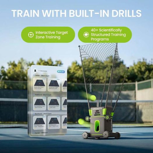 Acemate S10 Tennis Robot - BRAND NEW + spare battery