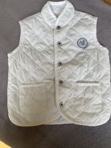Baby Chico white gilet 12-18 months 1 year