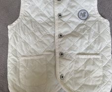 Baby Chico white gilet 12-18 months 1 year