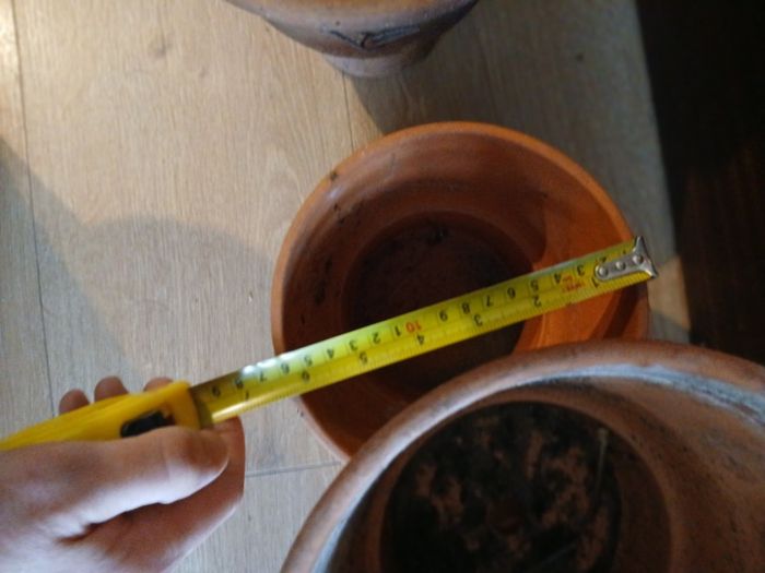 Terracotta ceramic Plants Pot set of 12