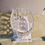 Vintge Bohemin Crystal Ovel Bowl. Image 4