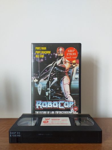 ROBOCOP VHS Pal Video Cassette Tape 1987 Virgin/Orion Release Take A Look At What This VHS Tape Would Cost You Back In 1987 ( Last Price Lower)