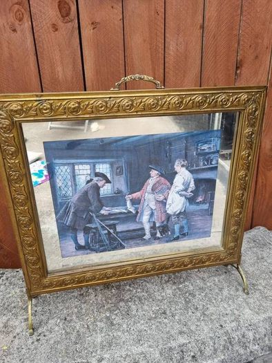 Vintage Fire Screen