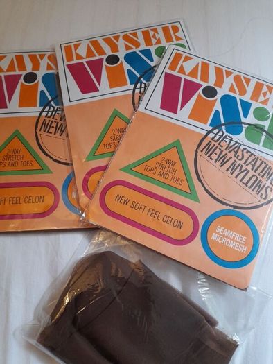 vintage nylon seamfree tights