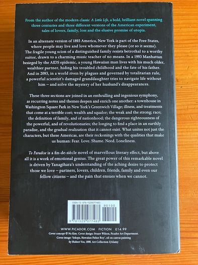 Fiction Book:'To Paradise' by Hanya Yanagihara