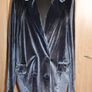 Amisu dark blue/navy  velvet blazer for women size UK14/16 EU42/44  Perfect condition Postage included Image 2