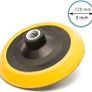 Glass Polish GP12611 Hook and Loop Rotary Backing Pad with 5/8''-11 Thread Sanding Polishing Backer/Diameter 5 inch Image 2