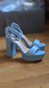 Light blue shoes