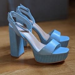 Light blue shoes