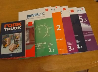CPC , RSA & H&S Authority books for professional drivers