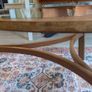 Nathan Mid Century Antique Triangular Teak and Glass Coffee Table Image 3