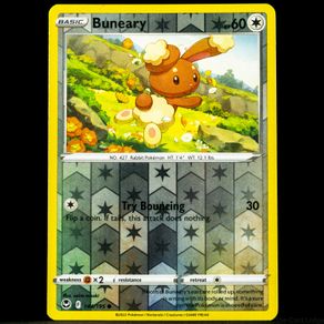 Buneary 144/195 Reverse Holo Sword and Shield Silver Tempest Pokemon Card