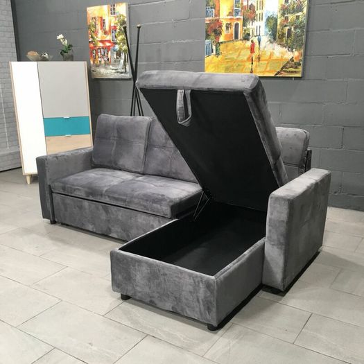 Brand New Corner Sofa Bed with Storage