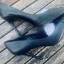River Island Black Leather Stilettos Image 4