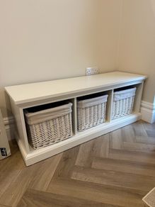 Hall Bench with baskets