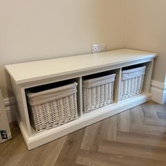 Hall Bench with baskets