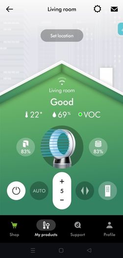 Dyson Pure Cool DP04 Air Purifier Fan App Controlled  83% Filters