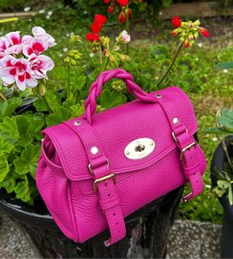Mulberry Mini Alexa Bag in Mulberry Pink