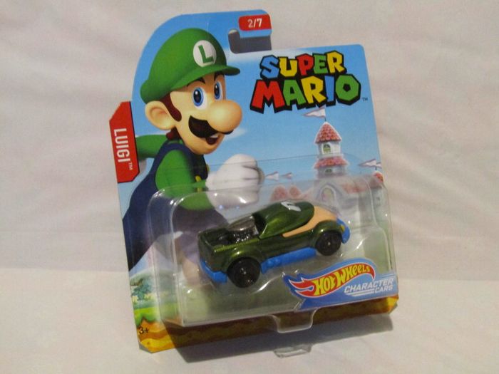 Hot Wheels Super Mario Bros Character Cars Complete Set Of 7 Diecast Cars Brand New Sealed