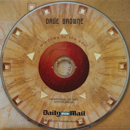 Dave Browne Windows To The Soul Promo Cd