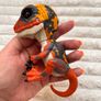 Blaze Untamed Raptor Velociraptor Fingerlings Orange & Yellow Dinosaur Used Please see photos Image 4