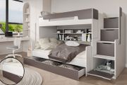 Triple Bunk Beds with Stairs