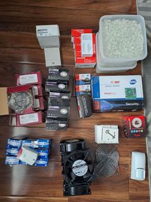 Job lot alarm,electric and lighting items