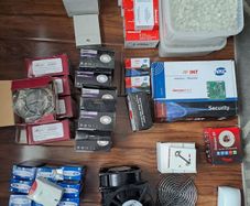 Job lot alarm,electric and lighting items