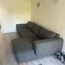 Grey L Shaped Sofa Image 2