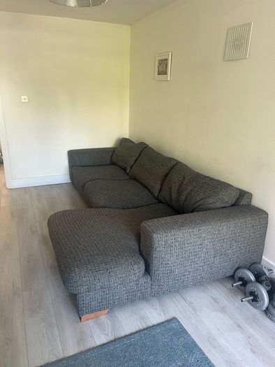 Grey L Shaped Sofa