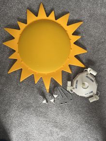ceiling light, sun