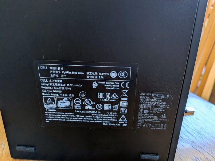 Dell Optiplex 5080 Micro 10th Gen i5