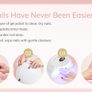 UV LED Nail Lamp, 48W Dual LED UV Lights for Curing Nail Polish Fast, Nail Dryer Light [Fast Drying] [Automatic Sensor & Digital Display] [5 Modes] [Professional Salon at Home] Image 6