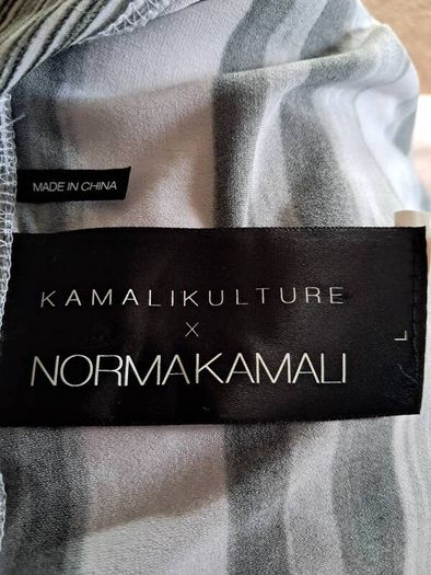 Norma Kamali contemporary stripe Day Dress