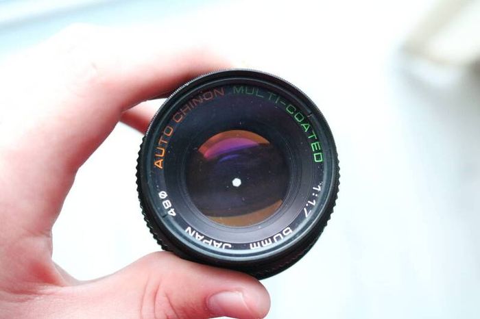 Chinon 50mm Film Camera Lens