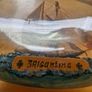 Handmade Brigantine Ship in a Bottle  Unique Maritine Craft Image 4