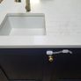 Kitchen units, island and quartz worktops. Image 6